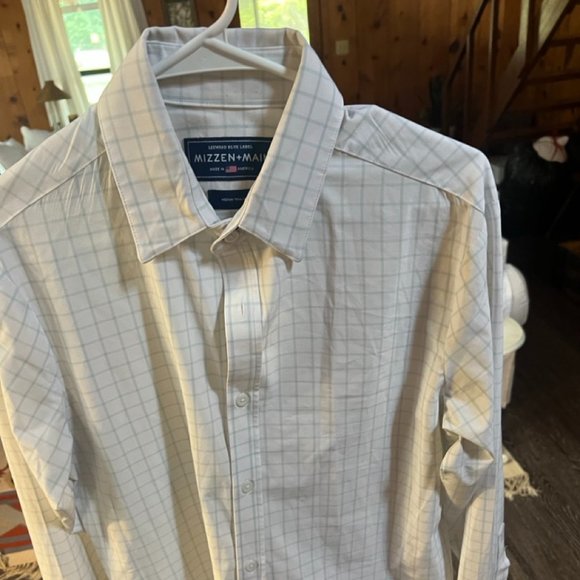 Mizzen+Main Leeward Blue Label Dress Shirt - Picture 1 of 7